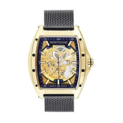 MONTIGNAC Montre Tonneau Automatique Noir