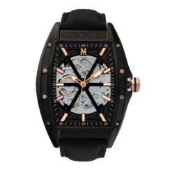 MONTIGNAC Montre Tonneau Automatiquev Noir