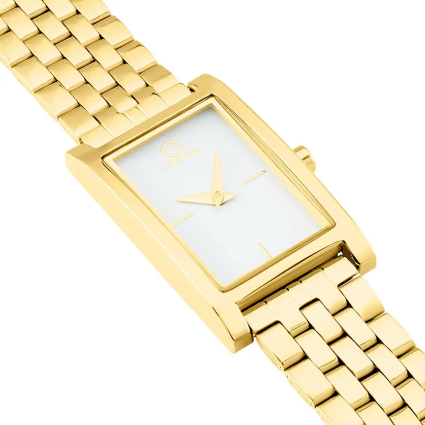 Montre Oblong Blanc-O WATCH Sale