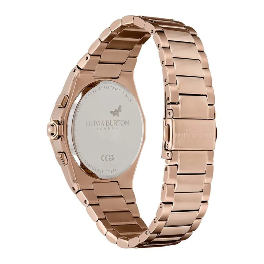 OLIVIA BURTON Montre Hexa Multifonction Rose