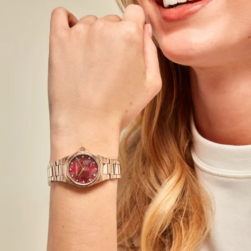 Montre Mini Hexa Bordeaux-OLIVIA BURTON Discount