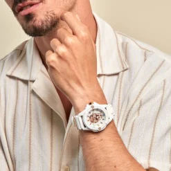 Montre The Skull Ecoceramic Blanc-PHILIPP PLEIN