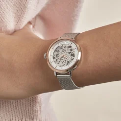 Montre Automatique 35 Argent-PIERRE LANNIER