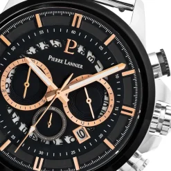 Montre Sentinelle Noir-PIERRE LANNIER Sale
