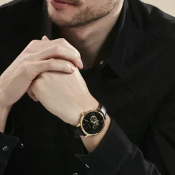 Montre Trio Noir-PIERRE LANNIER New