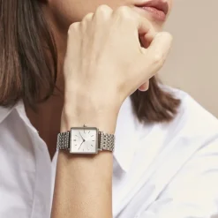 Montre Boxy Blanc-ROSEFIELD