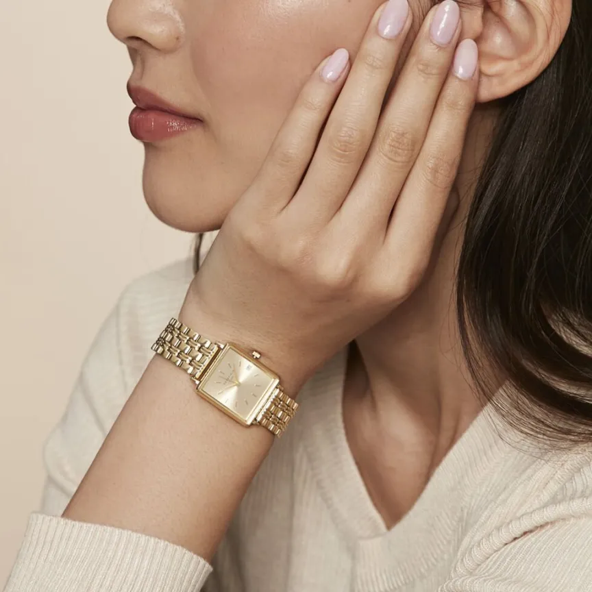 Montre Boxy Xs Champagne-ROSEFIELD