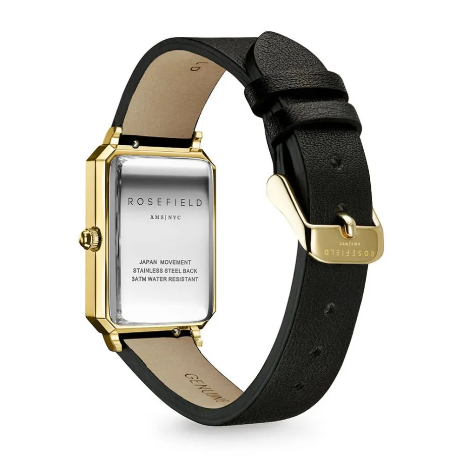 ROSEFIELD Montre Octagon Noir