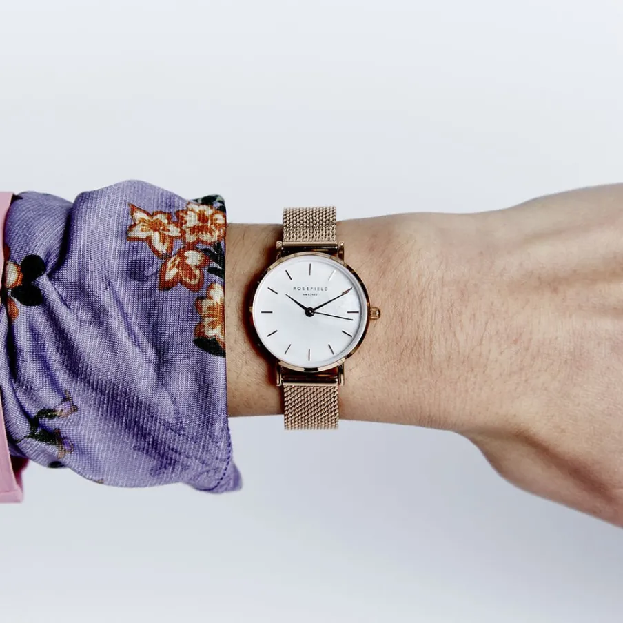 ROSEFIELD Montre The Small Edit Blanc