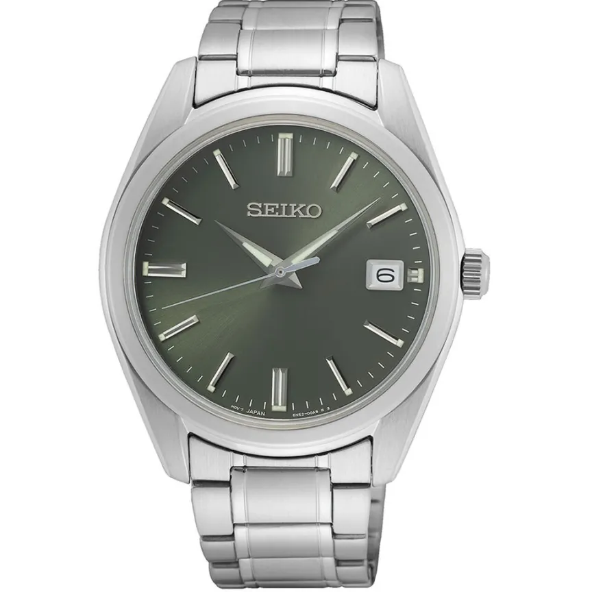 Montre Classique Kaki-SEIKO Hot