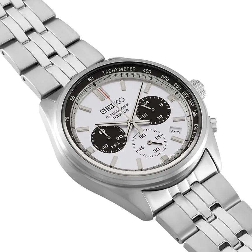 Montre Sport Bicolore Blanc / Noir-SEIKO Outlet