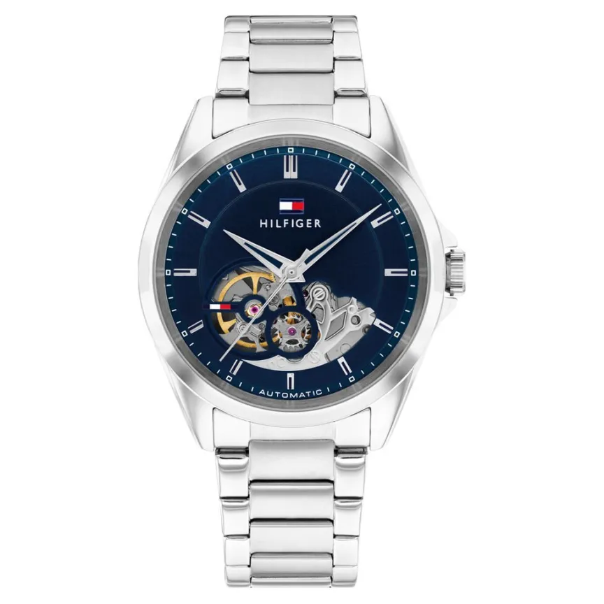 Montre Baker Automatic Bleu-TOMMY HILFIGER Sale