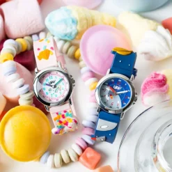 UPP Montre Fuzzy Rose Et Blanc