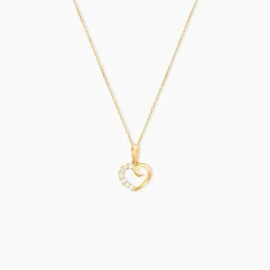 Pendentif Aereda Or Jaune Oxyde De Zirconium-Histoire d'Or New