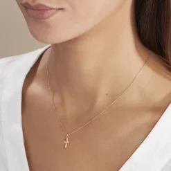 Pendentif Alyssa Croix Or Jaune-Histoire d'Or Sale