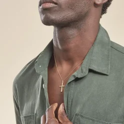 Pendentif Alyssa Croix Or Jaune-Histoire d'Or Clearance