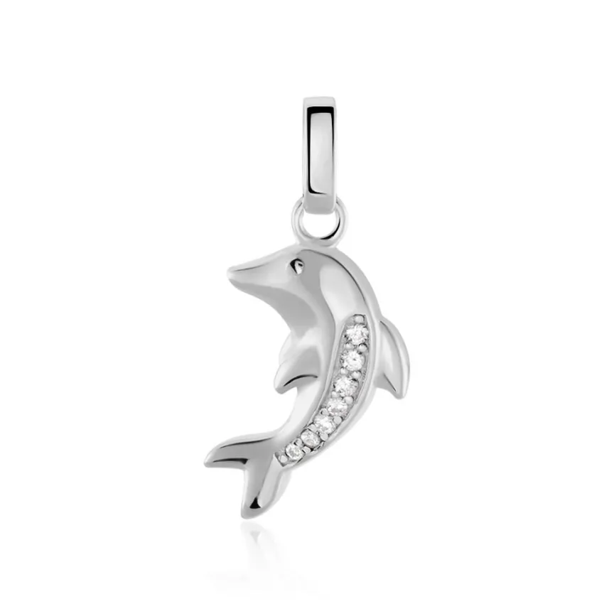 Pendentif Amelot Argent Blanc Oxyde De Zirconium-Histoire d'Or Outlet