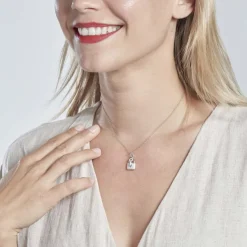 Pendentif Amelot Argent Blanc Oxyde De Zirconium-Histoire d'Or Clearance