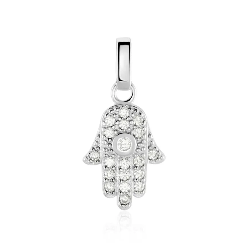 Pendentif Amelot Argent Blanc Oxyde De Zirconium-Histoire d'Or Clearance