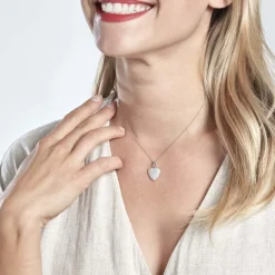 Histoire d'Or Pendentif Amelot Argent Blanc Oxyde De Zirconium