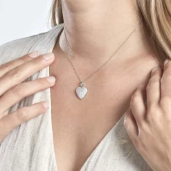 Histoire d'Or Pendentif Amelot Argent Blanc Oxyde De Zirconium