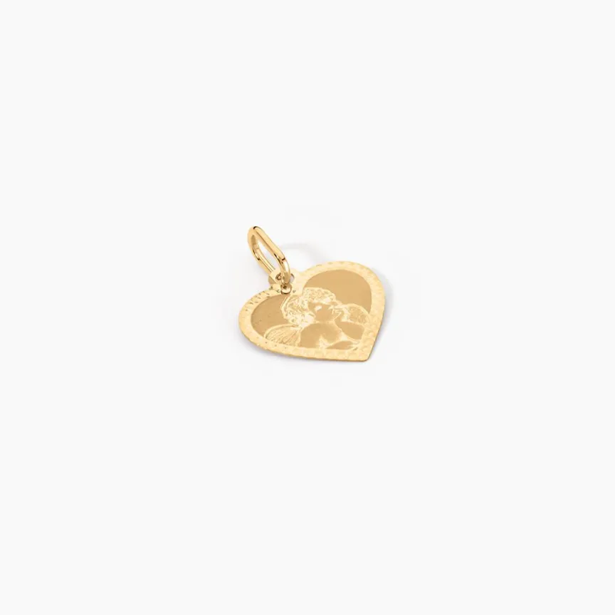 Pendentif Ange Coeur Or Jaune-Histoire d'Or Best