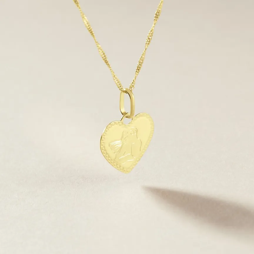 Pendentif Ange Coeur Or Jaune-Histoire d'Or Best