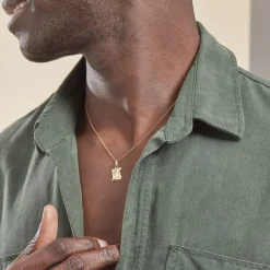 Histoire d'Or Pendentif Ange Parchemin Or Jaune