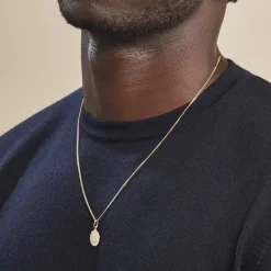 Pendentif Ange Rond Cisele-Histoire d'Or Sale