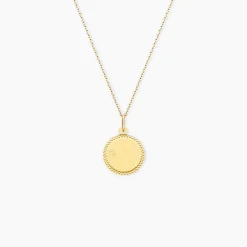 Pendentif Ange Rond Cisele-Histoire d'Or Outlet