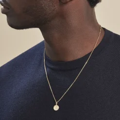 Pendentif Ange Rond Sable Or Jaune-Histoire d'Or Outlet