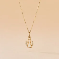 Pendentif Angel32 Or Jaune Oxyde De Zirconium-Histoire d'Or Best