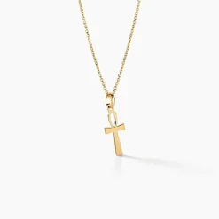 Histoire d'Or Pendentif Basilissa Croix De Vie Or Jaune