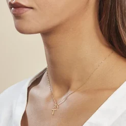 Histoire d'Or Pendentif Basilissa Croix De Vie Or Jaune