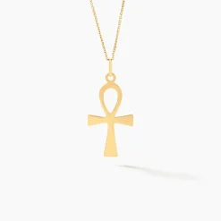 Histoire d'Or Pendentif Basilissa Croix De Vie Or Jaune