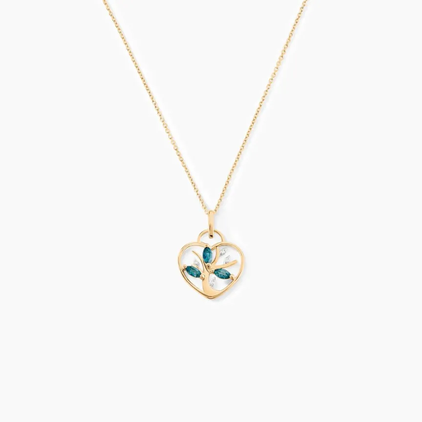 Pendentif Baylee Or Jaune Topaze Oxyde De Zirconium-Histoire d'Or Clearance