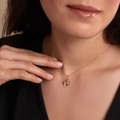 Pendentif Baylee Or Jaune Topaze Oxyde De Zirconium-Histoire d'Or Clearance