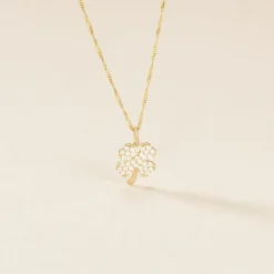 Histoire d'Or Pendentif Brewal Or Jaune Oxydes De Zirconium