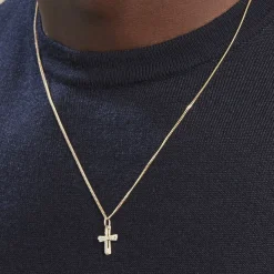 Pendentif Canice Croix Or Jaune Oxyde De Zirconium-Histoire d'Or Clearance