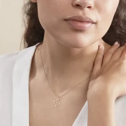 Histoire d'Or Pendentif Cobeia Croix Basque Or Jaune