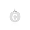 Pendentif Elio C Argent Blanc-Histoire d'Or New