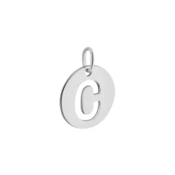 Pendentif Elio C Argent Blanc-Histoire d'Or New