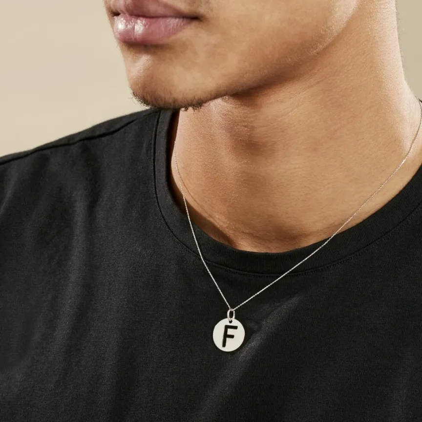 Pendentif Elio F Argent Blanc-Histoire d'Or Sale