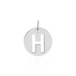 Pendentif Elio H Argent Blanc-Histoire d'Or Online