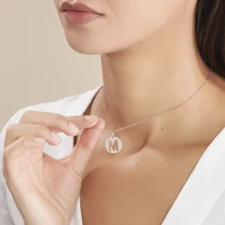 Histoire d'Or Pendentif Elio M Argent Blanc