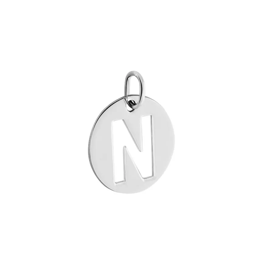 Pendentif Elio N Argent Blanc-Histoire d'Or New