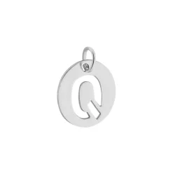 Pendentif Elio Q Argent Blanc-Histoire d'Or Sale