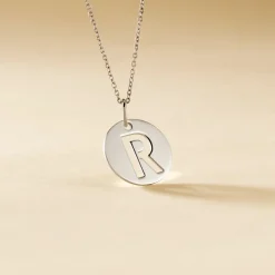 Pendentif Elio R Argent Blanc-Histoire d'Or Outlet