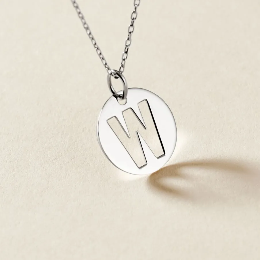 Histoire d'Or Pendentif Elio W Argent Blanc