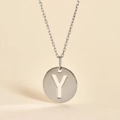 Pendentif Elio Y Argent Blanc-Histoire d'Or Online